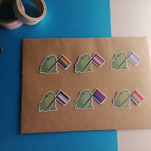 lgtbq+ Autocollants| grenouilles lgbtq