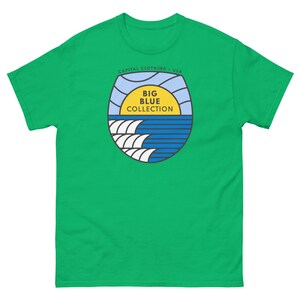 Capital Clothing USA Big Blue Collection Mens Short Sleeve Shirt | Sun And Surf Retro Vintage Minimalist Graphic Tee | Outdoors Nature