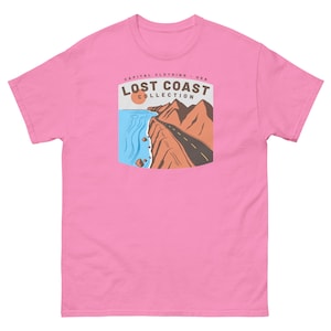 Capital Clothing USA Lost Coast Collection Mens Short Sleeve Shirt | Coast Highway Retro Vintage Minimalist Graphic Tee | Outdoors Nature