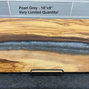 Olive Wood Board with Resin, Custom Rustic Charcuterie Board, Cheese Board Resin, Charcuterie Board Personalized, Engraved Cheese Board