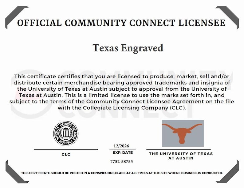 University of Texas Personalized Embroidered Canvas Tote Bag with Zipper Closure, Graduation Gift, Longhorn Fan Gift, Hook 'em Horns Tote image 9