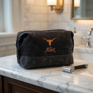 Texas Longhorn Makeup Bag - Etsy Texas Longhorn Makeup Bag - Etsy