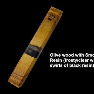Olive Wood Mezuzah with Scroll, Jewish Wedding Gift, Jewish Housewarming Gift, Judaica Mezuzah, Engagement Gift for Couple, Handmade Mezuzah