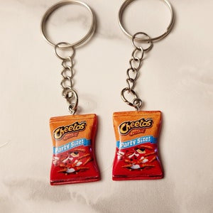 Mini chip bag keychain - Mini food charm - Kawaii keychain