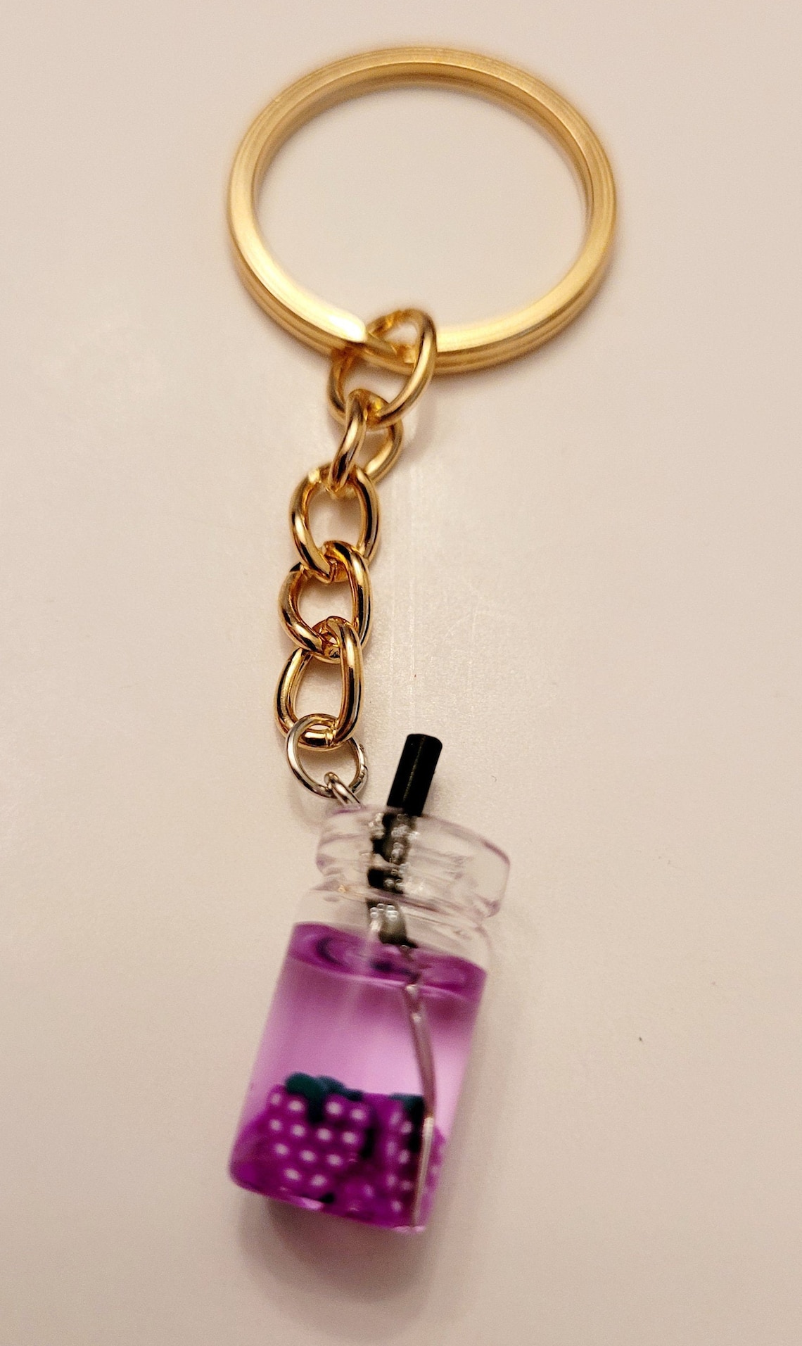 Fruit Water Key Chain Mini Drink Charm Mini Drink Keyring Etsy Canada