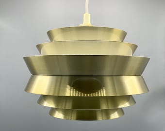 Scandinavian ‘Trava’ Pendant Ceiling Lamp by Carl Thore, Granhaga Metallindustri, Sweden, 1960’s, MCM