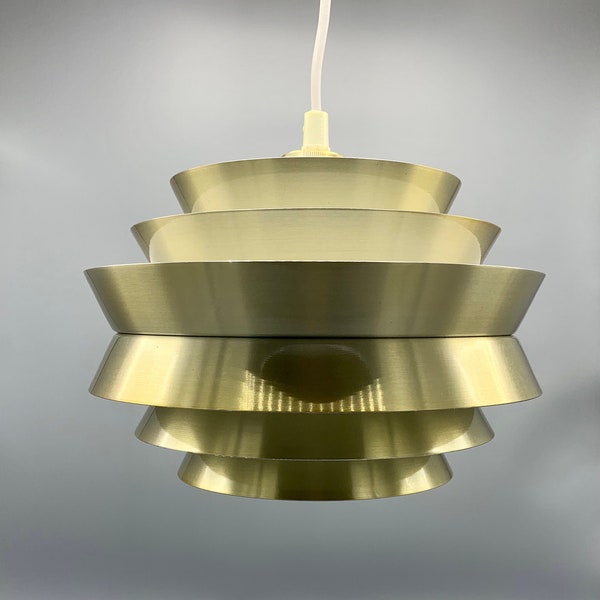 Scandinavian ‘Trava’ Pendant Ceiling Lamp by Carl Thore, Granhaga Metallindustri, Sweden, 1960’s, MCM