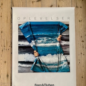 Bang & Olufsen Original Advertising Poster, Oplevelser Experiences. Denmark, 1983/84. image 1