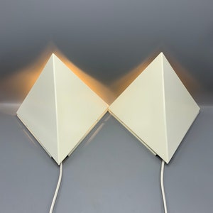 A Pair of Large Minimalist Modern Wall Lamps /Sconces by Frandsen, Denmark, 1980’s