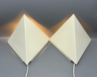 A Pair of Large Minimalist Modern Wall Lamps /Sconces by Frandsen, Denmark, 1980’s