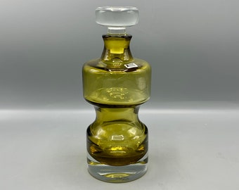 Glass Decanter by Bo Borgstrom for Aseda, Sweden, 1960’s.