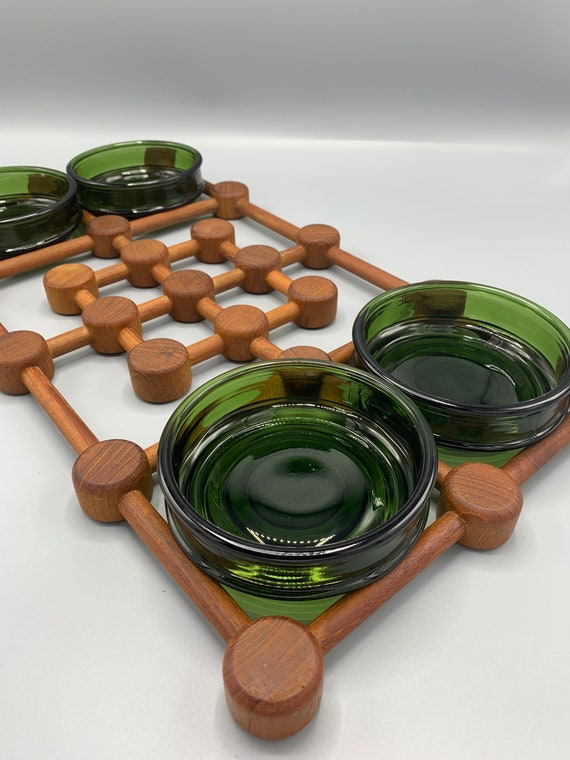 Nissen Denmark XL Serving Tray / Centerpiece in Teak With Etsy