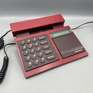 Bang & Olufsen BEOCOM 2000 analogue phone,  Danish Design, 1980’s. Mint condition. Original packaging, unused.