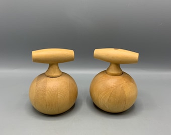 Scandinavian Salt and Pepper Mill Set, by Quistgaard (IHQ) for Nissen, Denmark, 1970’s