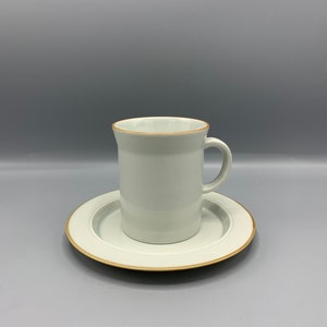 Eslau ‘Porzana’ by Finn Lynggaard, Ceramic Set - Large Mug with Saucer, Denmark 1970’s
