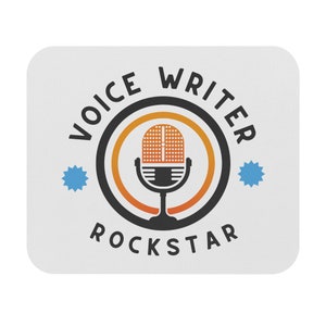 Voice writer, court reporter, captioner Voice Writer Mouse Pad (Rectangle)