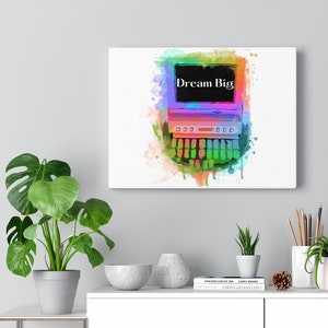 Dream Big! Canvas Gallery Wraps, court reporter, stenographer, steno student, court reporter gifts