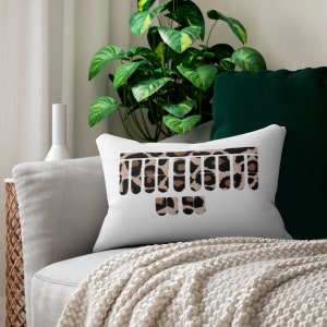 Steno Animal Print Lumbar Pillow