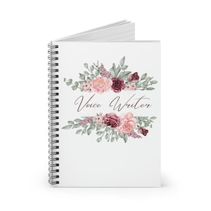 Voice Writer Spiral Notizbuch - Liniert Linie