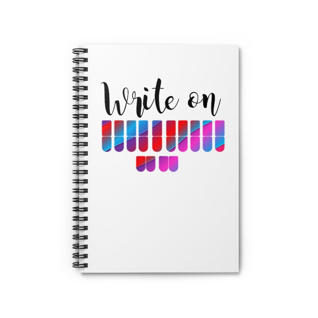 Write On. Spiral Notebook, Steno Notebook, Steno Student, Court