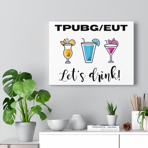 F it. Let&#39;s drink! Canvas Gallery Wraps, stenographer, court reporter, steno student, steno canvas