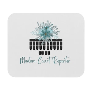 Madam court reporter Mouse Pad (Rectangle)
