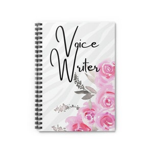Voice Writer Spiral Notebook - Ruled Line