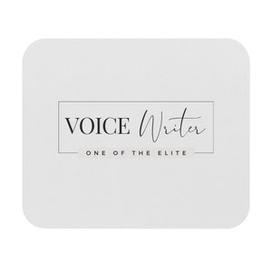Voice writer, court reporter, captioner Mouse Pad (Rectangle)