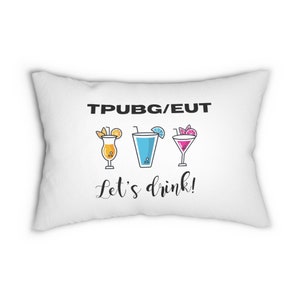 F it. Let&#39;s drink!  Lumbar Pillow, steno pillow, stenographer, court reporter, steno student, captioner