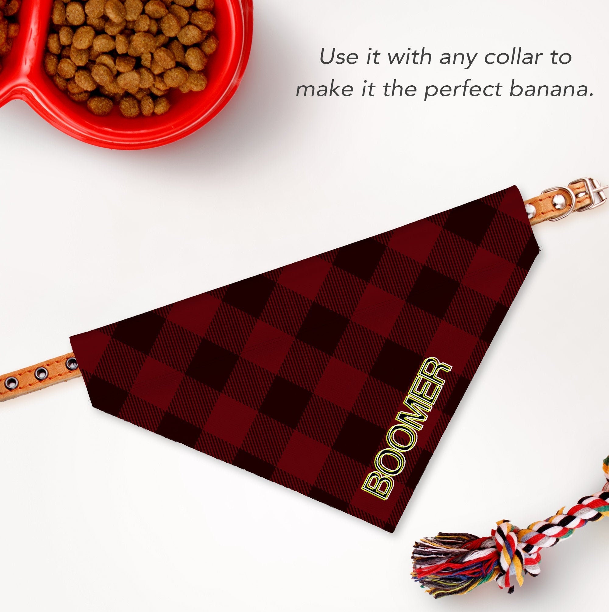 Personalized Dog Bandana, Dog Bandana, Dog Bandana Over the Collar Etsy