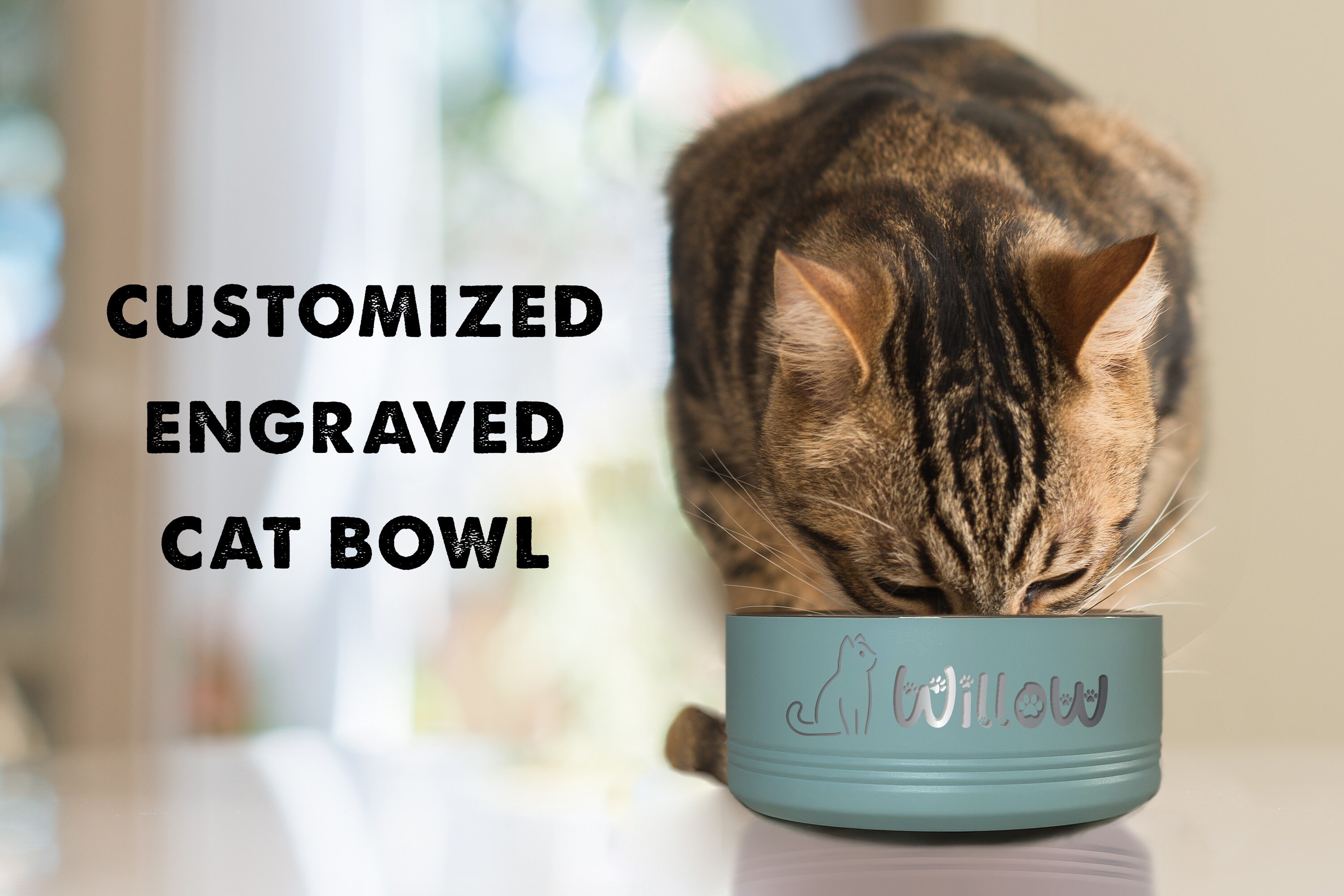 Elevated Dog Bowls for Cats Small Dogs - Mildew Proof Tilted Height  Adjustable Raised Dog Bowl Stand with 2 Bowls - Lifted Cat Food Dishes  Station for Kitties Puppies Feeding