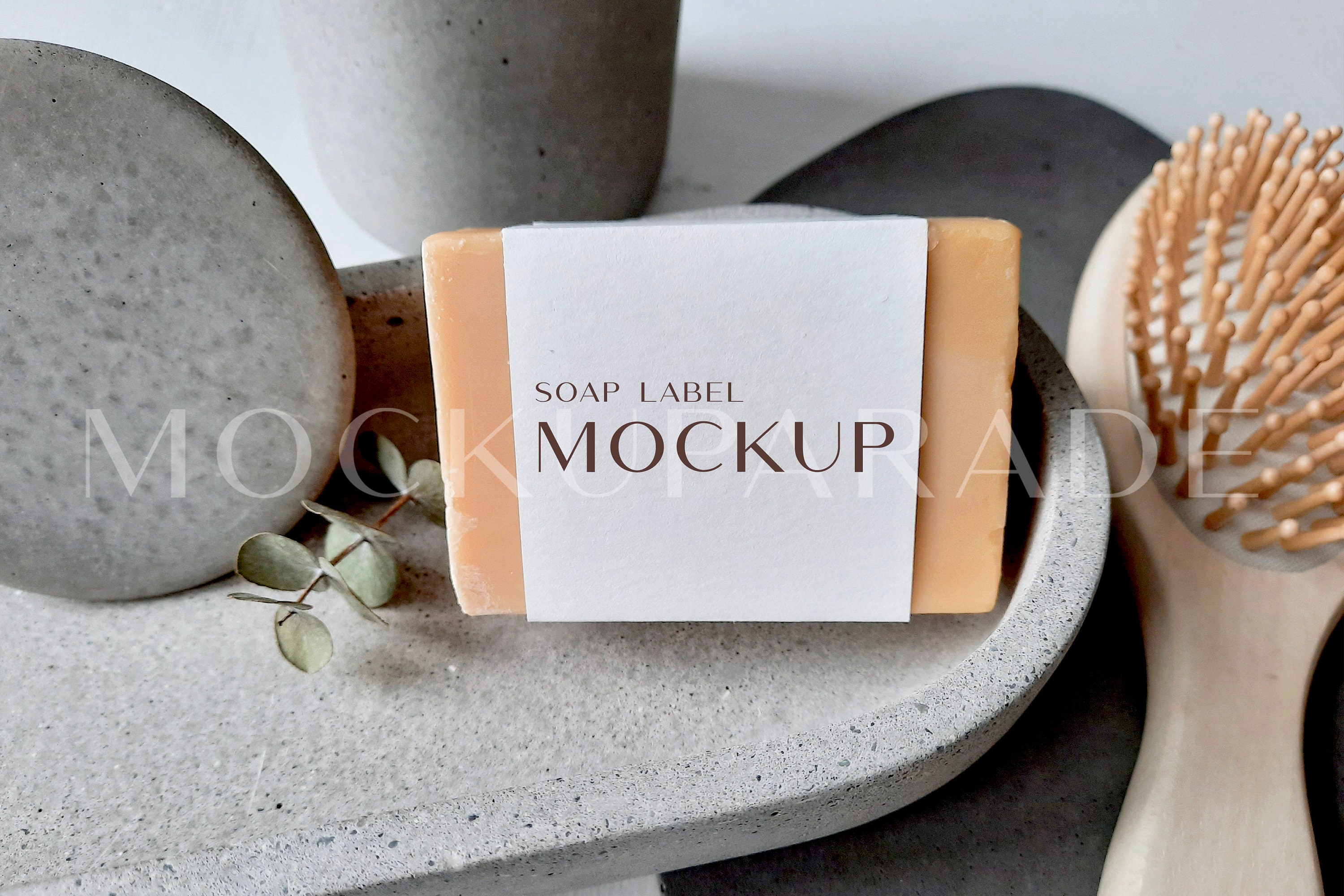Soap Label Mockup Handmade Soap Label Mockup Styled Soap