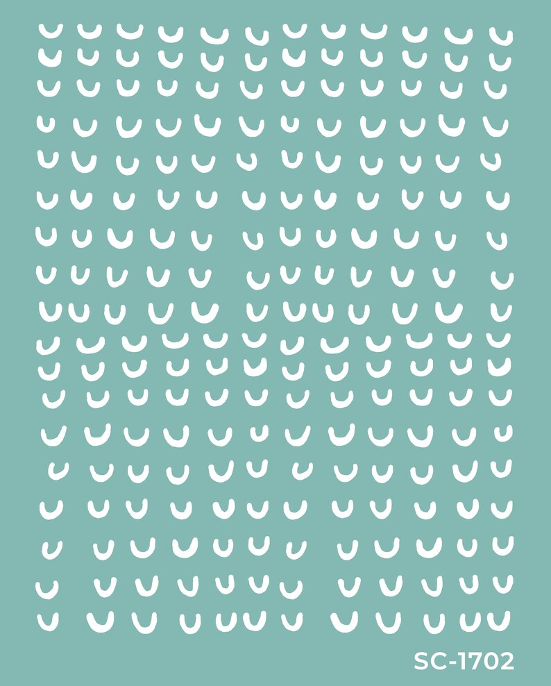 May include: A white pattern of curved lines on a light blue background. The pattern is repeated in rows and columns. The text "SC-1702" is at the bottom of the image.