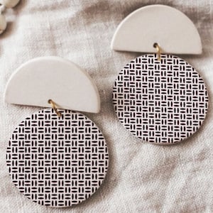 CLAYPARADE silk screen SC-113222 - Geometric Pattern silk screen for polymer clay