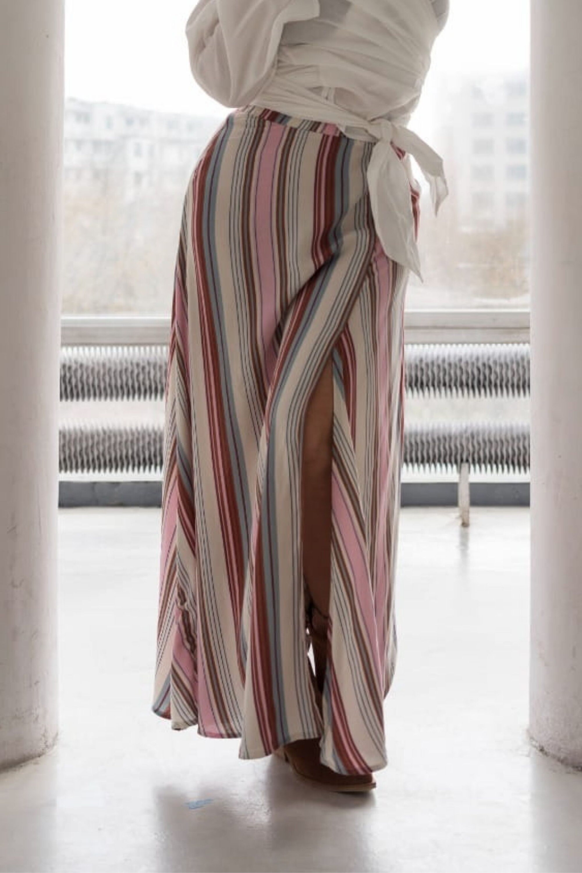 Pastel Garden Symphony Maxi Skirt