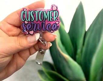 Customer Service Retractable Badge Reel