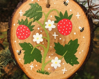 Red Strawberry Wall Hanging