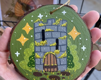 Castle Tower Ornament/ Wall Hanging