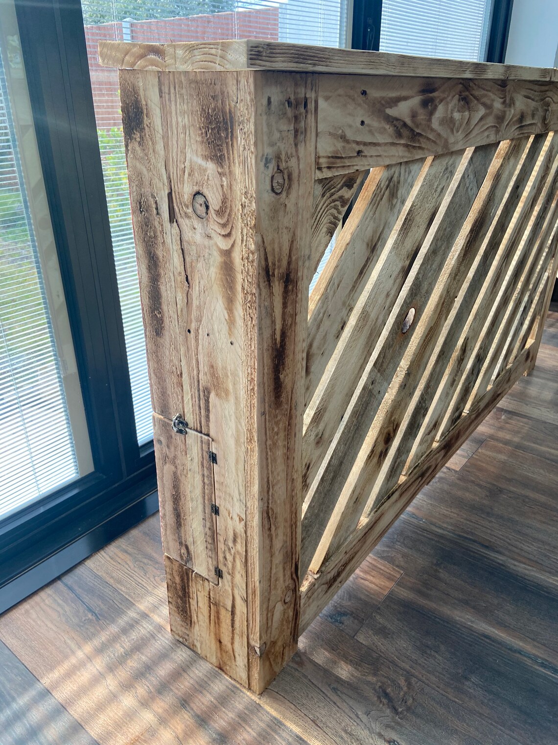 Custom made rustic radiator cover Etsy