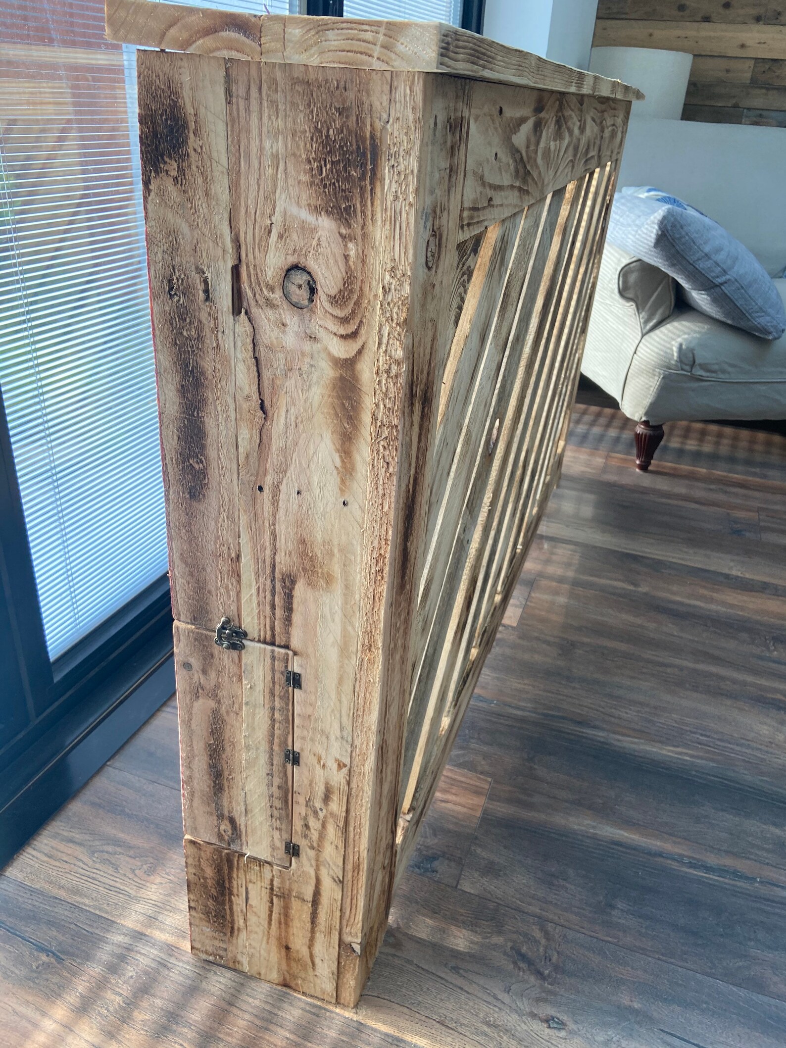 Custom made rustic radiator cover Etsy
