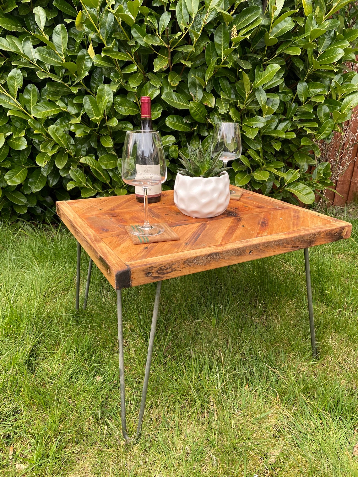 Rustic garden coffee table Etsy