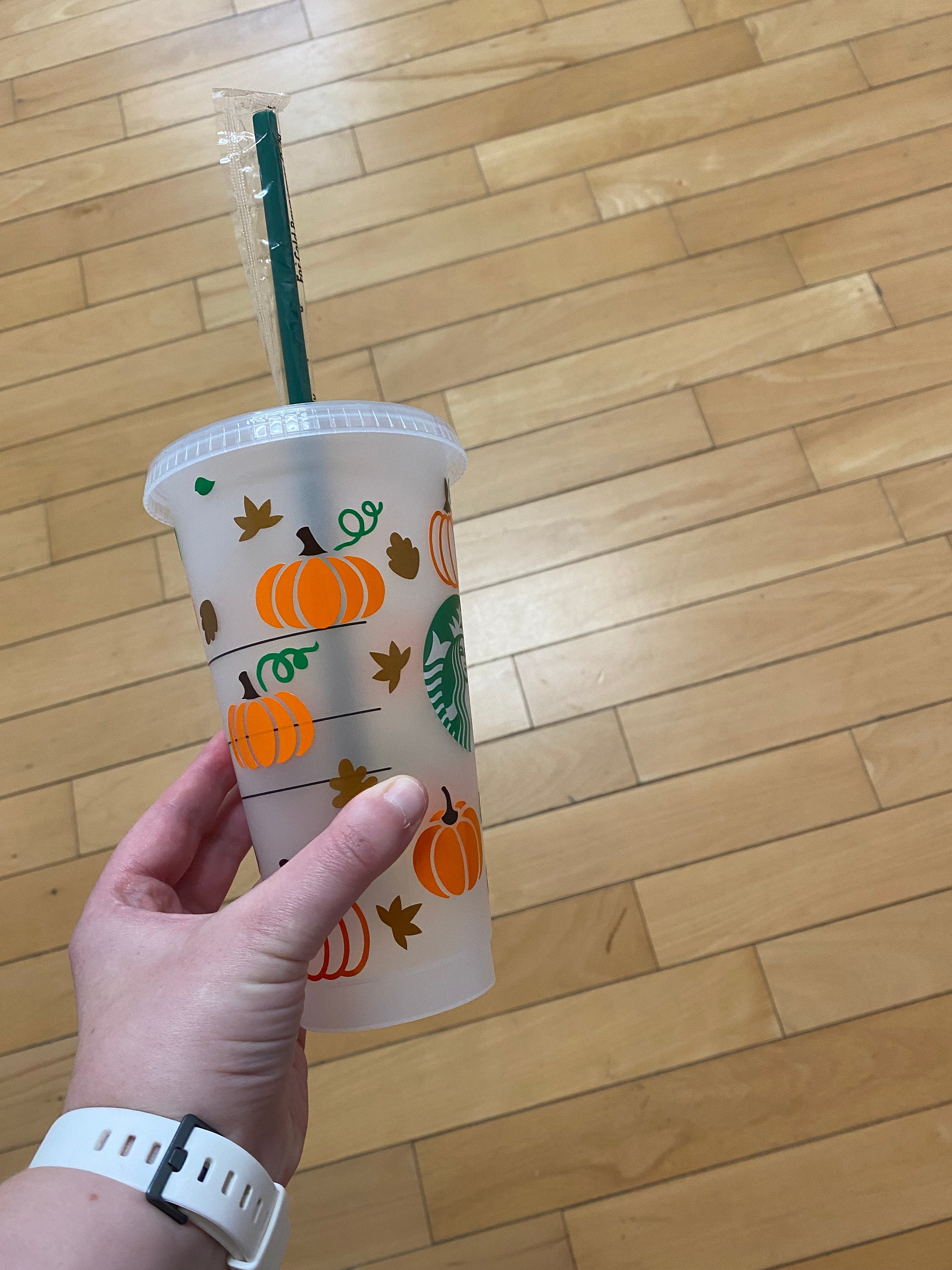 Pumpkin Starbucks Reusable Hot Cup Fall Cup Personalized Cup With Name  Halloween Cup Starbucks Tea Tumbler -  Israel