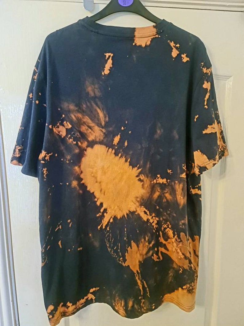 Reverse Tie Dyed T-Shirt Gift Limited Edition Adult Custom UK seller Unisex XL Unique Men/'s Women/'s Easter Summer Festival