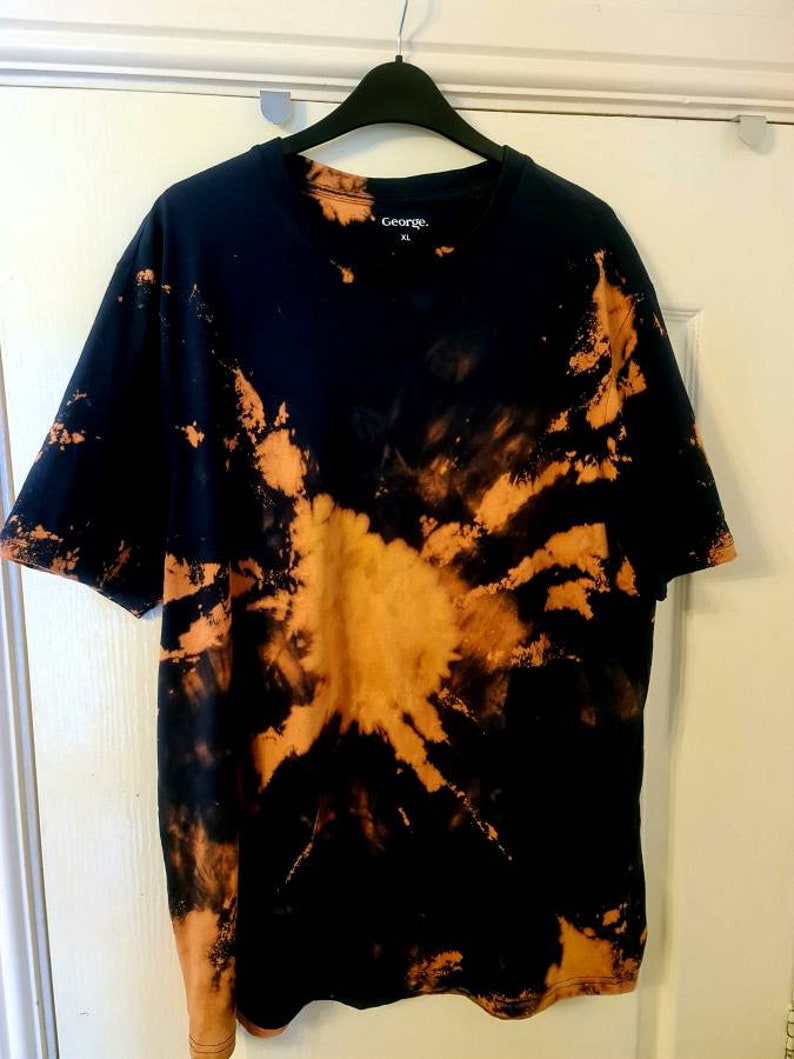 Reverse Tie Dyed T-Shirt Gift Limited Edition Adult Custom UK seller Unisex XL Unique Men/'s  Women/'s Easter Summer Festival