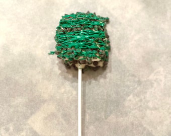 Saint Patty’s Day Jumbo Chocolate Covered Marshmallow with Mini Chocolate Chip Toppings | Chocolate Covered | Saint Patrick’s Day Chocolate