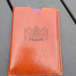 Leather passport cover