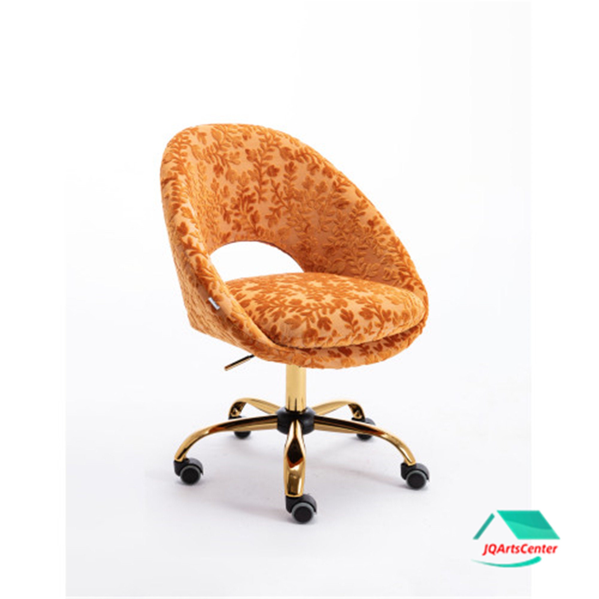 Orange Swivel Office Chair for Living Room Home Office Desk | Etsy