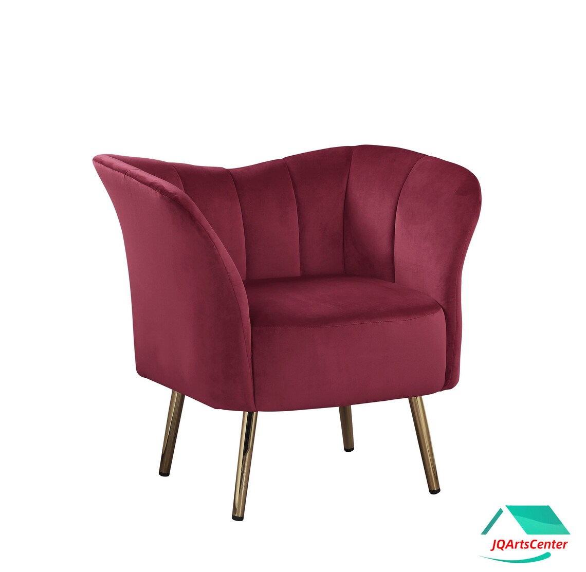 Red Velvet Office Chair Accent Home Office Desk Chair | Etsy