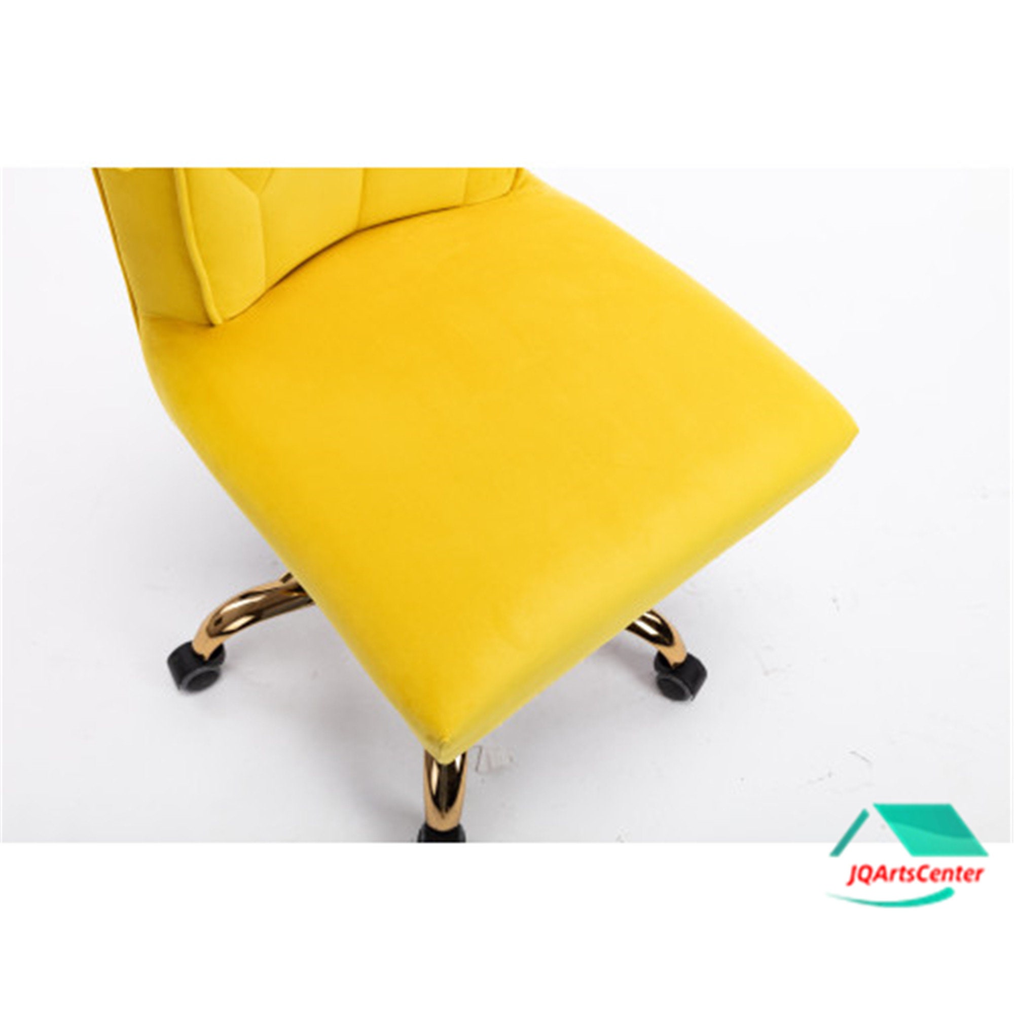 Yellow Velvet Adjustable Best Dining Chairs Home Office Desk Etsy