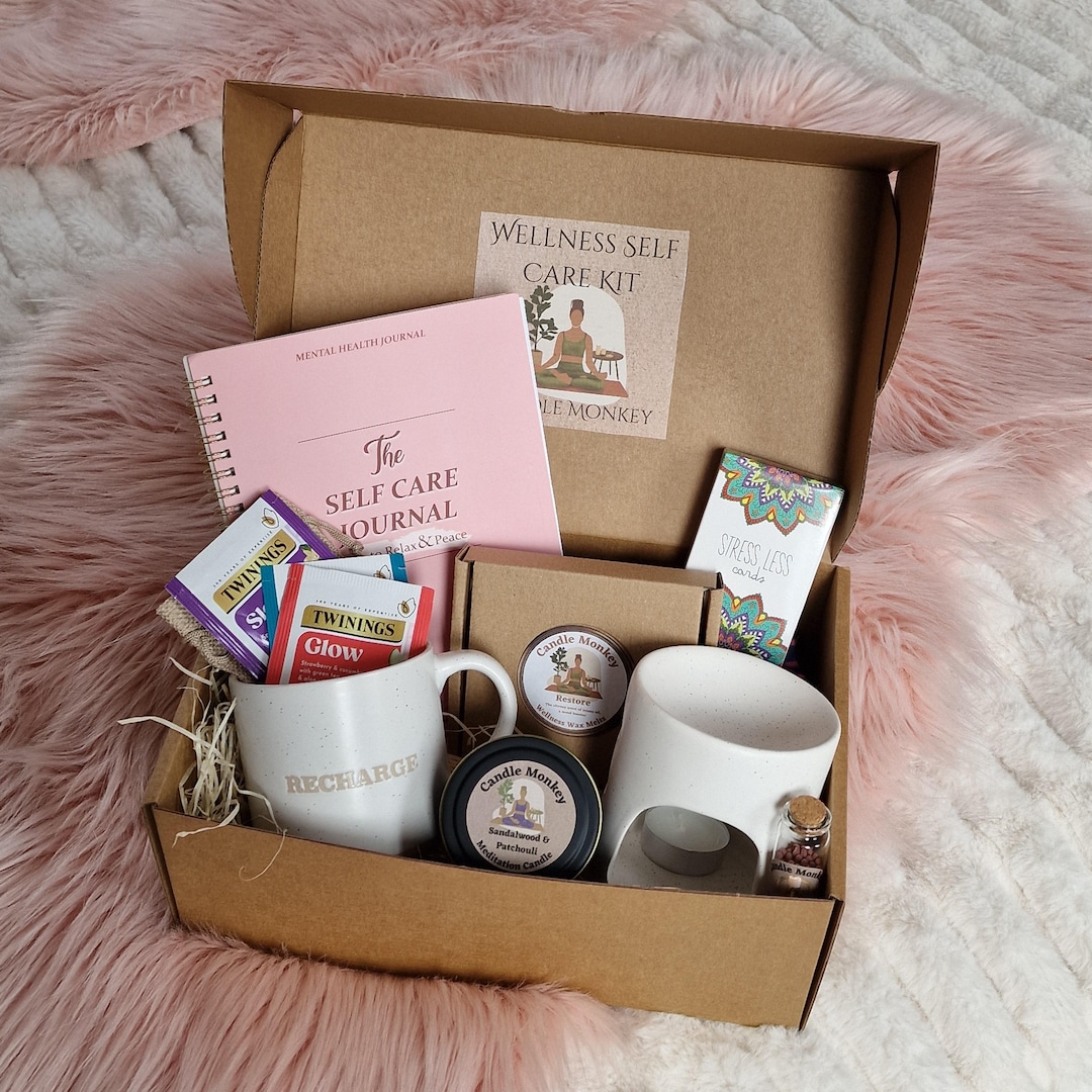 Wellbeing Kit The Self-care & Wellness Kit Pure Essential Oils Relaxing Birthday De ...